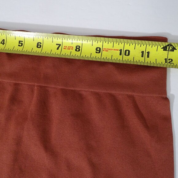 New Mix Tights Women One Size Rust Brown Nylon Spandex NEW - Picture 6 of 8